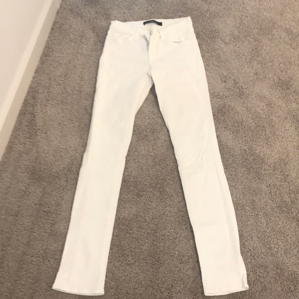 J Brand White Skinny Jeans